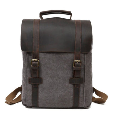 mochilas hombre urbanas cuero gris